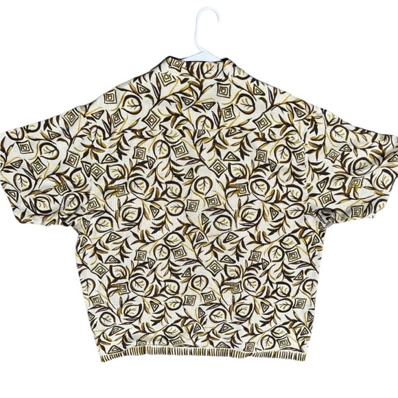 Pendleton short sleeve 100 percent silk button front men's shirt size XL - Picture 4 of 5